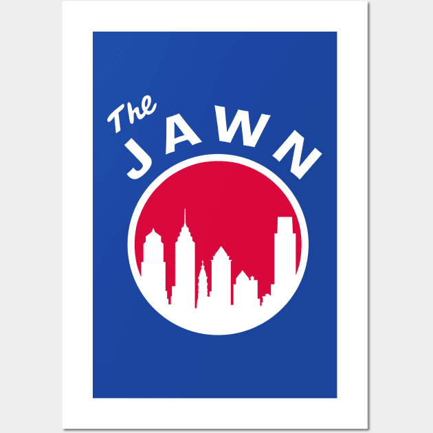 The Jawn - Blue Wall Art by KFig21